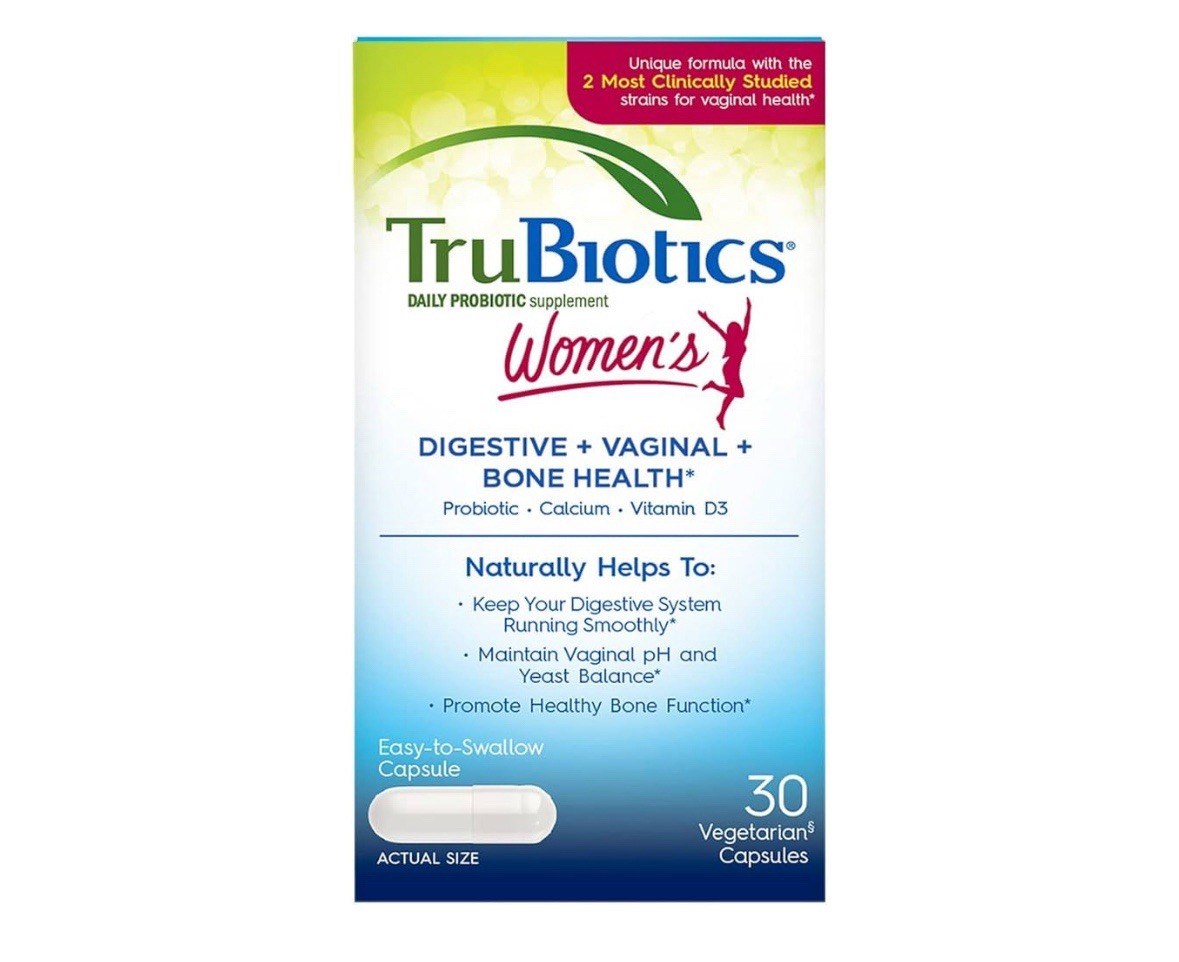 TruBiotics Women’s Probiotics 30 Count Gut Vaginal Health Immune Bone Support