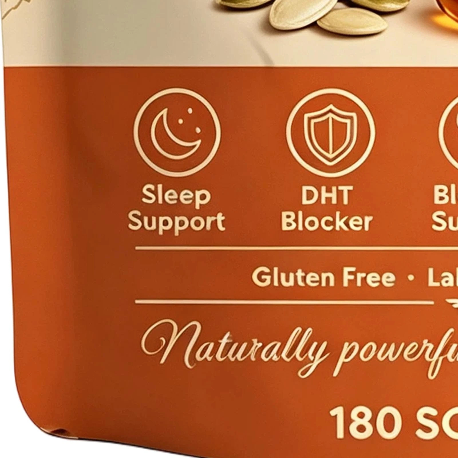 Everly Pumpkin Seed Oil with Saw Palmetto 300 Softgels Cold Pressed Pumpkin