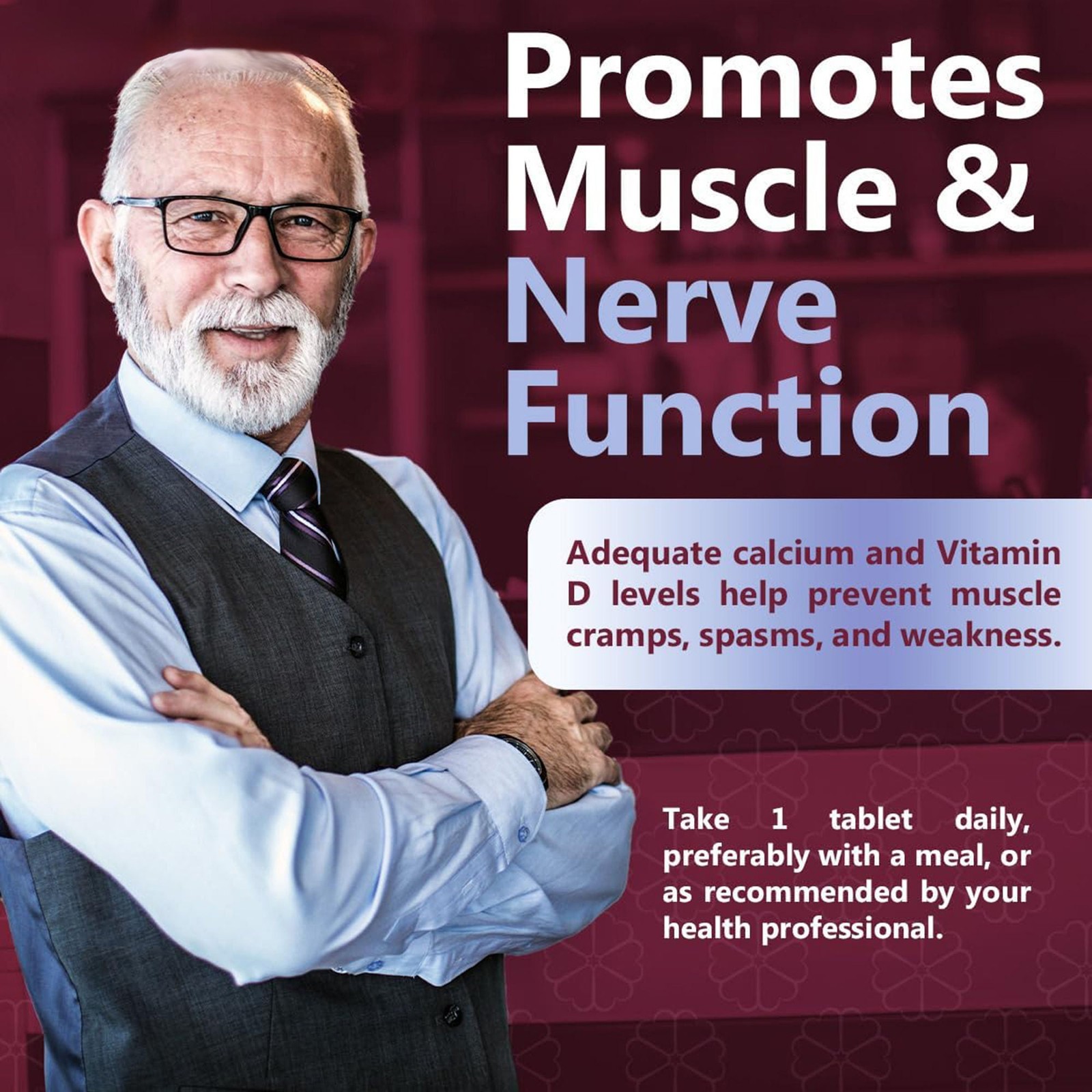 Geri-Care Vitamin D Tablet 400 IU 874-01-GCP 1 Bottle 100 per Bottle