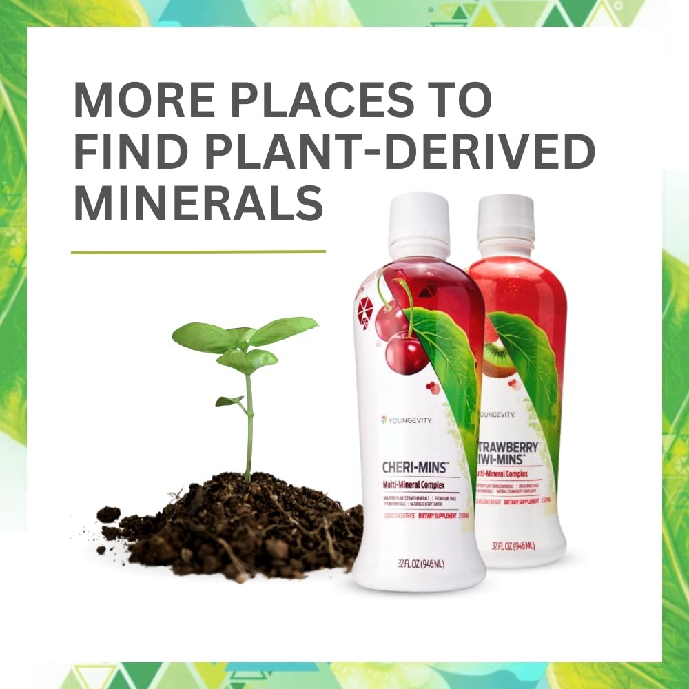 Youngevity Plant Derived Liquid Minerals – (32 oz Pack 32 Fl Oz (Pack of 2)