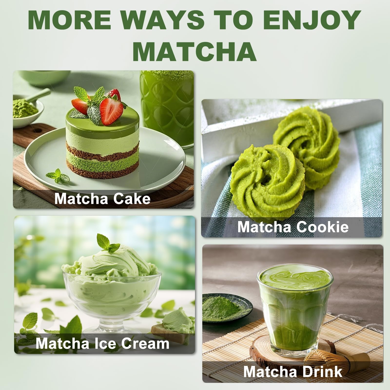 DR.YES Organic Grade Matcha Powder Premium First Harvest Tea, Energy Boost, …