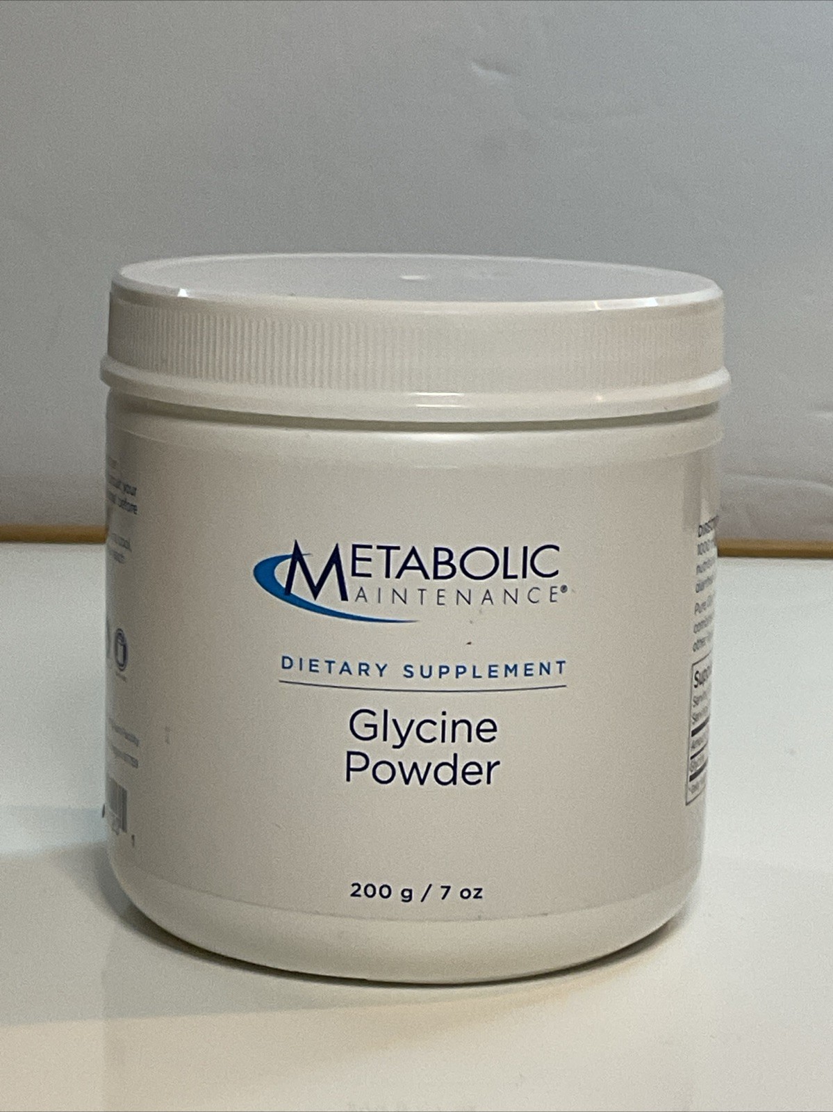 Metabolic Maintenance Glycine Powder (200 Grams, 400 Servings) Exp 02/2026
