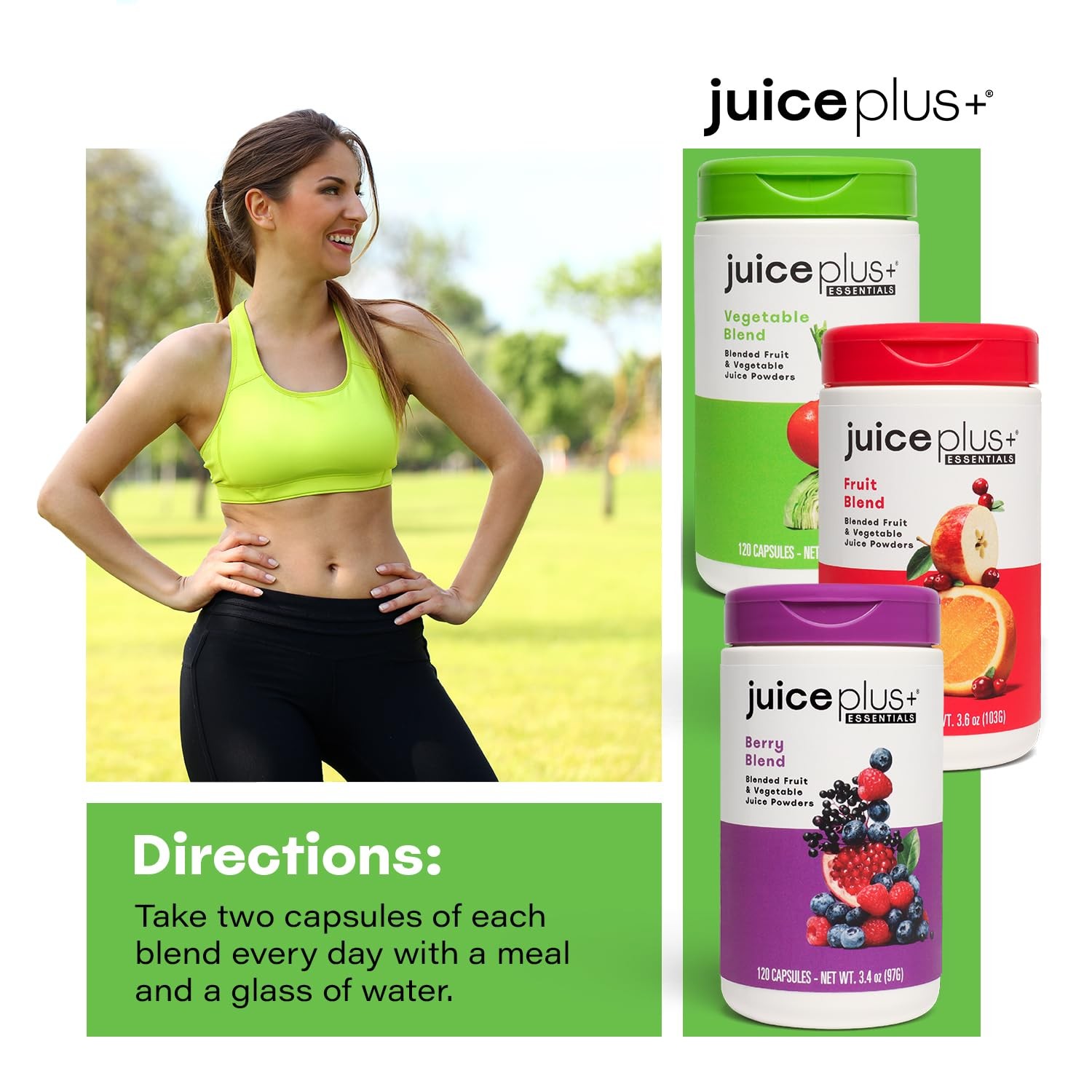 JuicePlus+ Fruit, Vegetable & Berry Blend – 60 servings – Expires 10/26