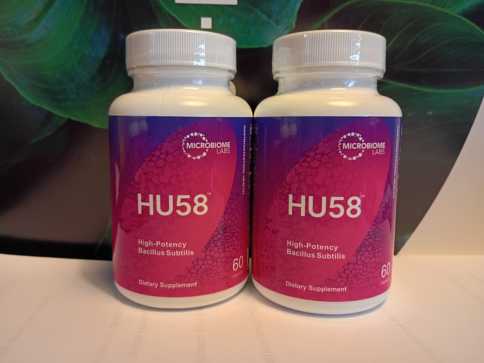 HU58 High Potency Bacillus Subtilis, Withstands Stomach Acid, Digestive Support