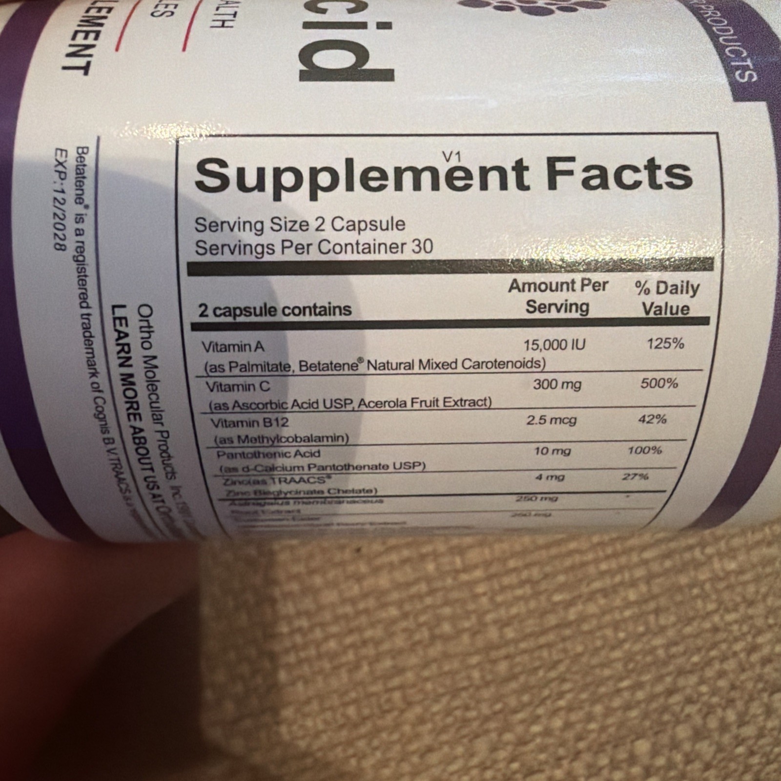 New Sealed Viracid Immune Support Supplement Booster 60 Capsules Exp. 12/2028