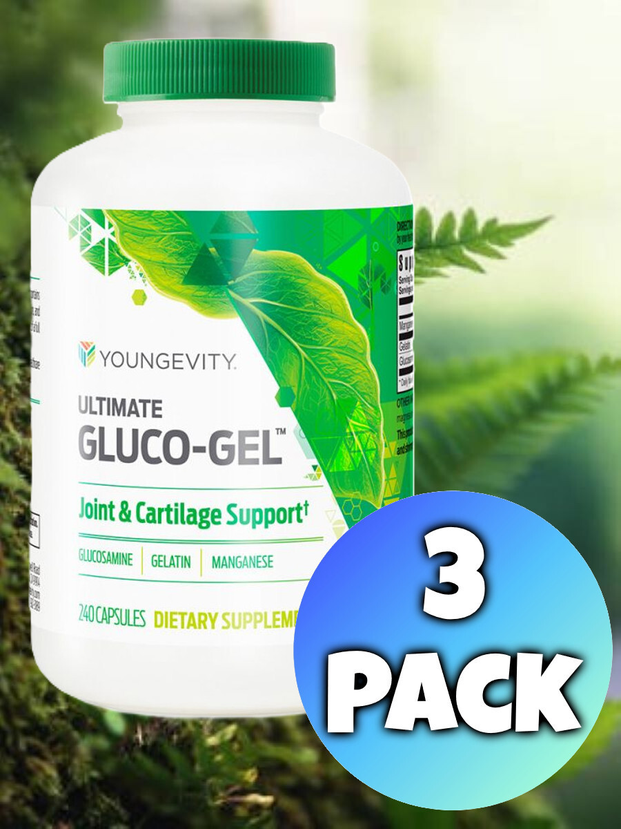 Youngevity Dr. Wallach Ultimate Gluco-Gel™ – 240 Capsules – (3-pack)