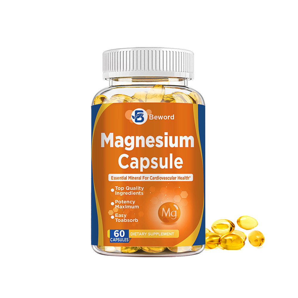 500mg Magnesium Glycinate With Zinc,D3-Improved Sleep,Stress Relief Support Bone