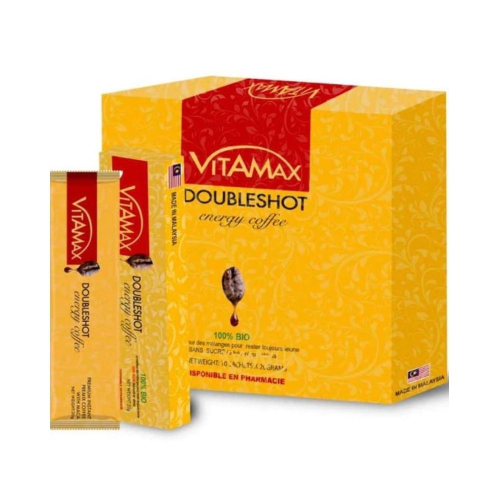 2 BOXES Vitamax Men’s Vitality Herbal Coffee Instant Energy Brew 10 Sachets Box
