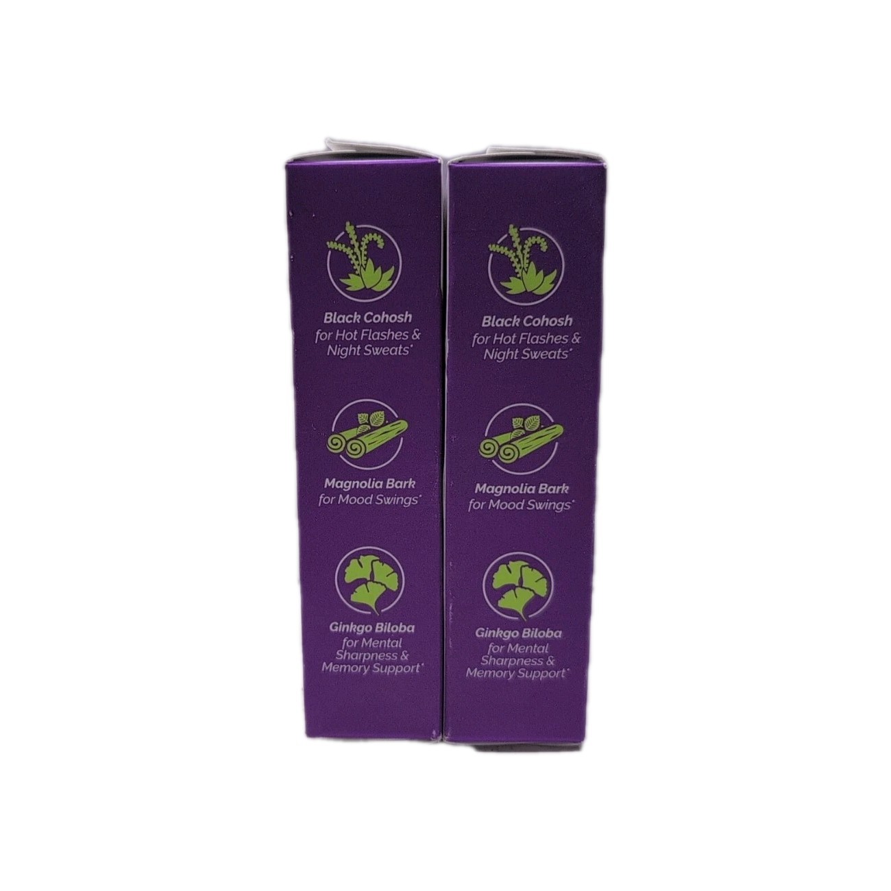 (2) Estroven Menopause Hot Flash Relief Mood Boost 30 Caplets Each. Exp: 07/2026