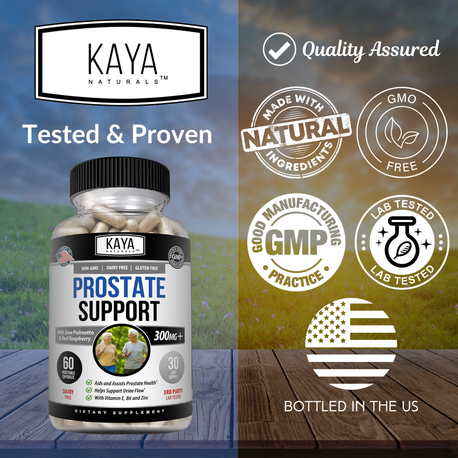 Prostate Supplement – Reduce Frequent Urges to Urinate – Compare to Super Beta