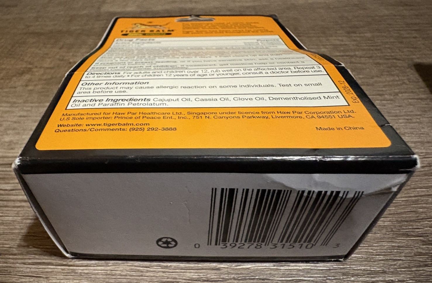 2 Tiger Balm Ultra Strength Ointment 0.63 oz: 8/2028, 12/2028 NEW, SEALED