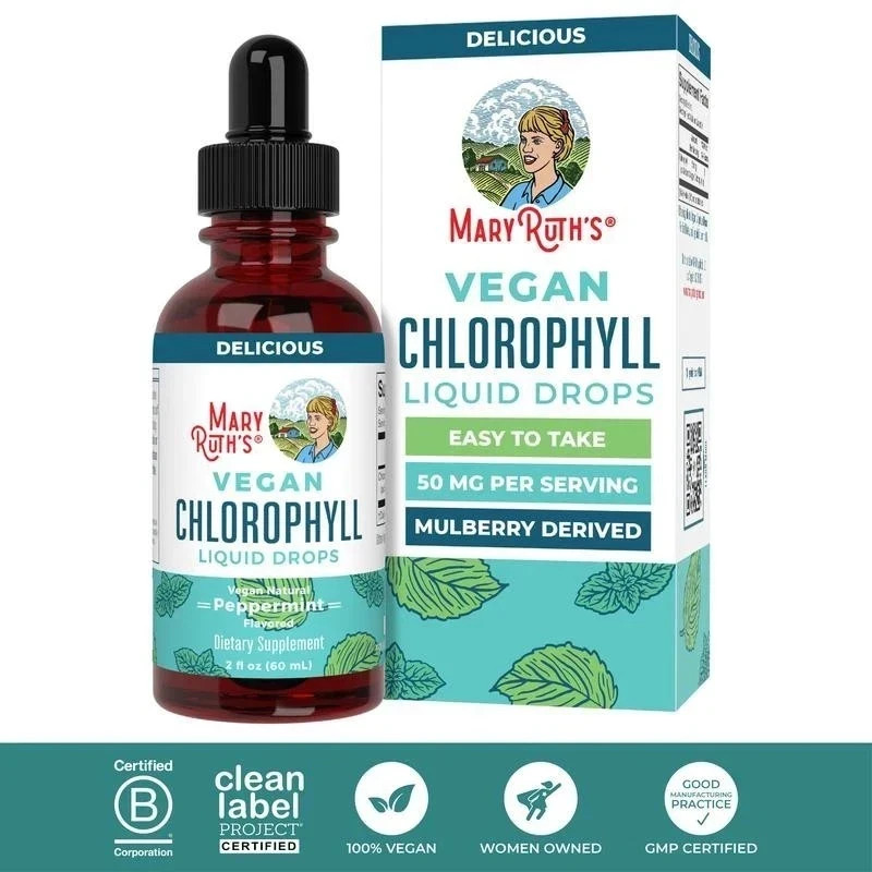 MaryRuth’ s Chlorophyll Liquid Drops | | Vegan | Certified Project Label Clean |