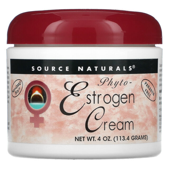 Source Naturals Phyto Estrogen Cream 4 oz. Best if used by 7/2028