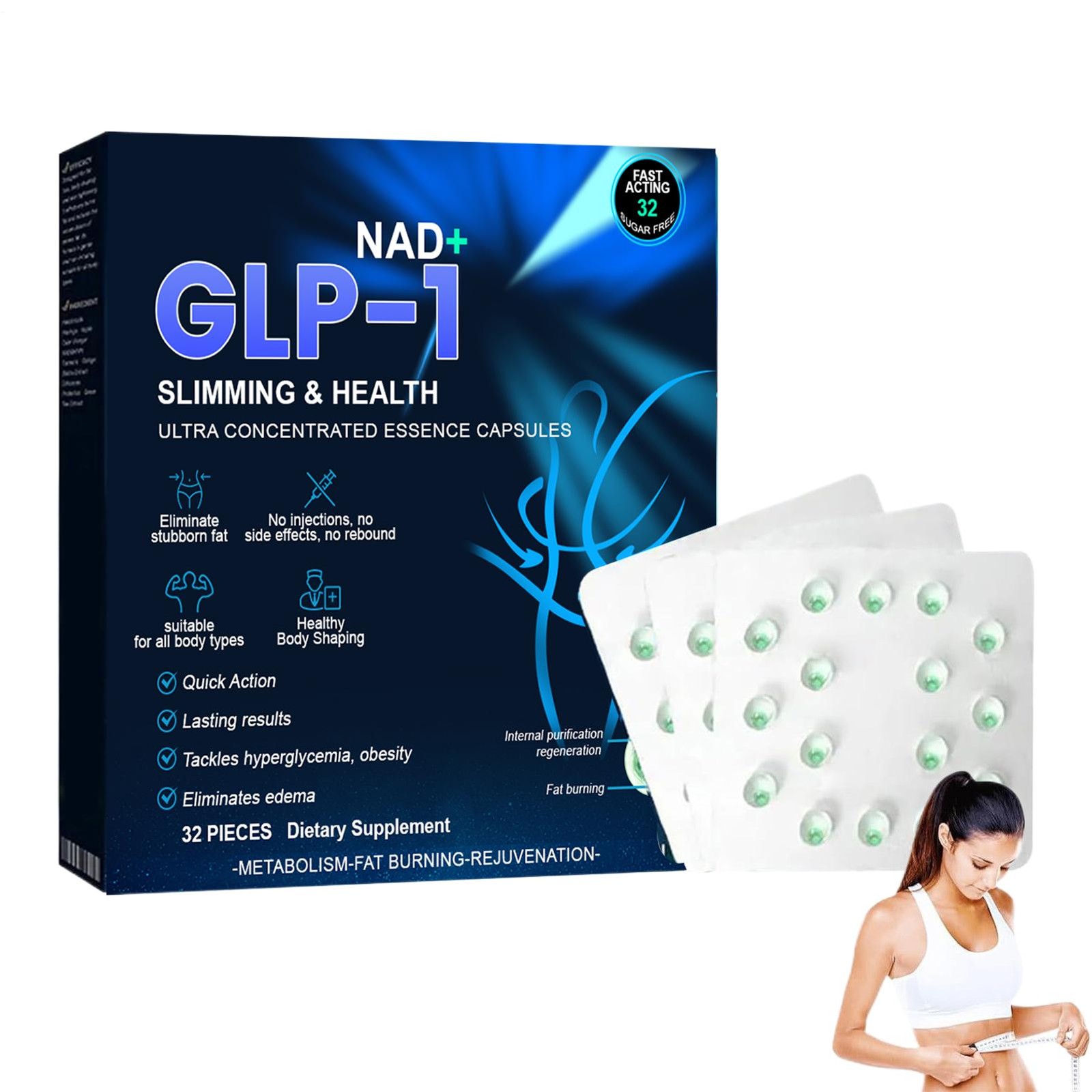 Gut Support Health PEAKA GL P – 1 Ultra Concentrated Liquid Pearls Fat Loss