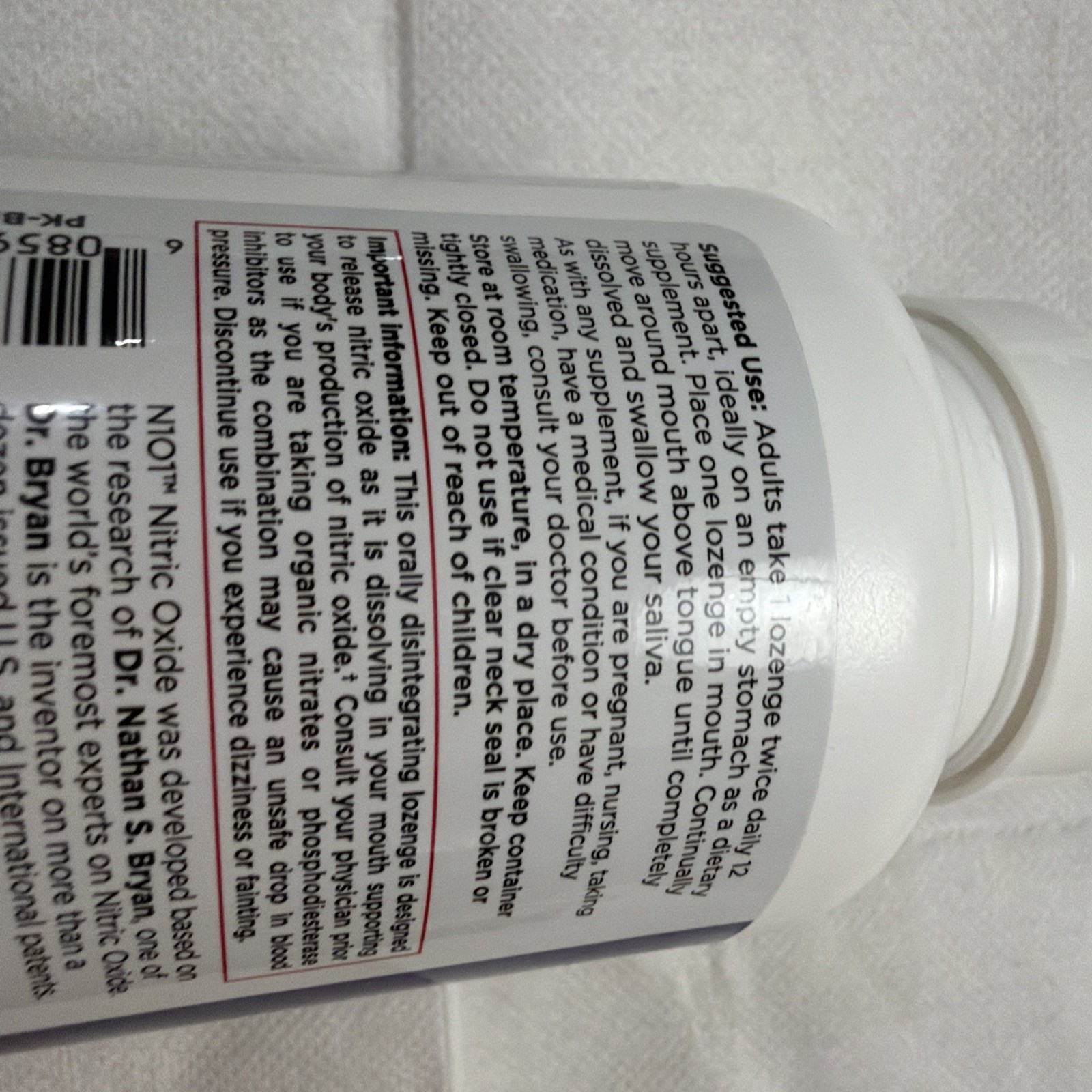Nitric Oxide Lozenges, 53 Count, 26 Day Supply Supplement Make Offer.