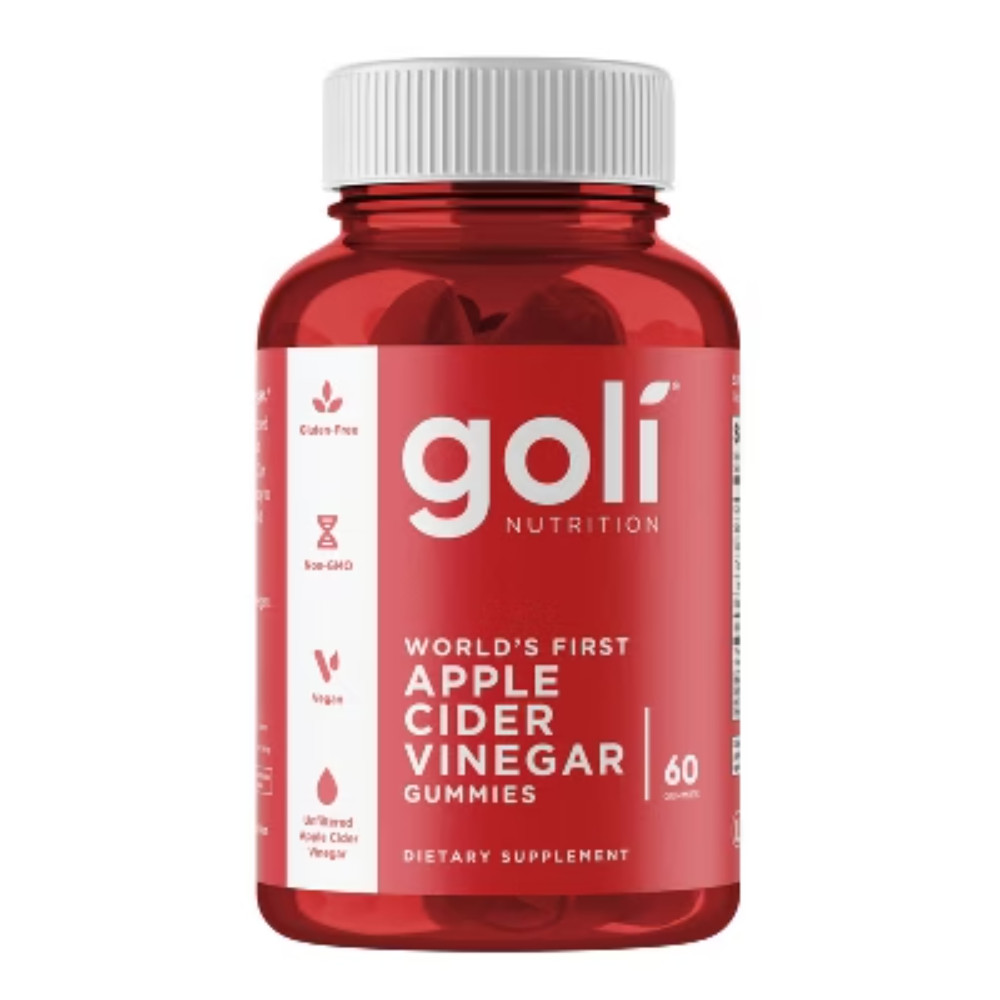 Goli Nutrition Apple Cider Vinegar Vegan Gummies – 60ct 500mg per Serving