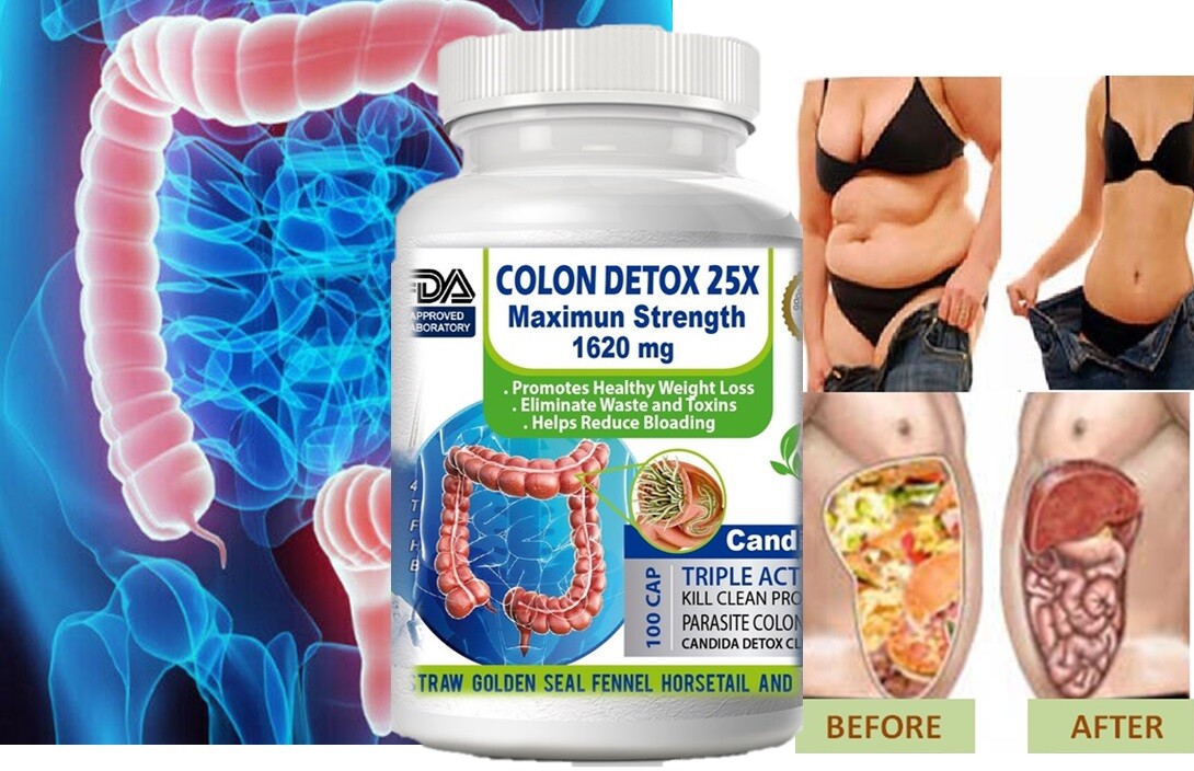 Colon cleanser probiotic detox body Intestinal Cleanse costipation flush colon