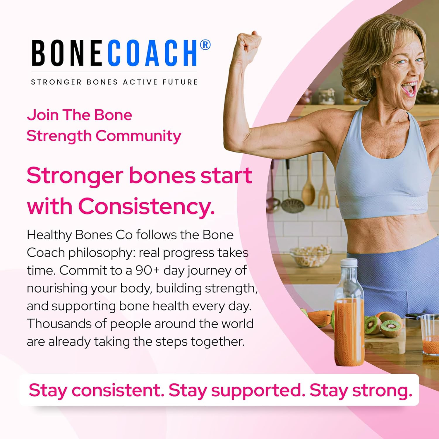 FORTIBONE Collagen Peptides Essential Bone Builder Hydrolyzed Collagen Powder fo