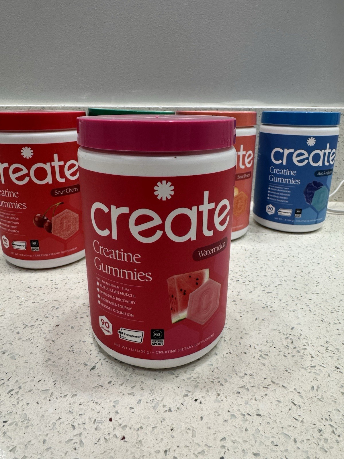 Create Creatine Monohydrate Gummies Strength, Orange 90unit *1 per order*