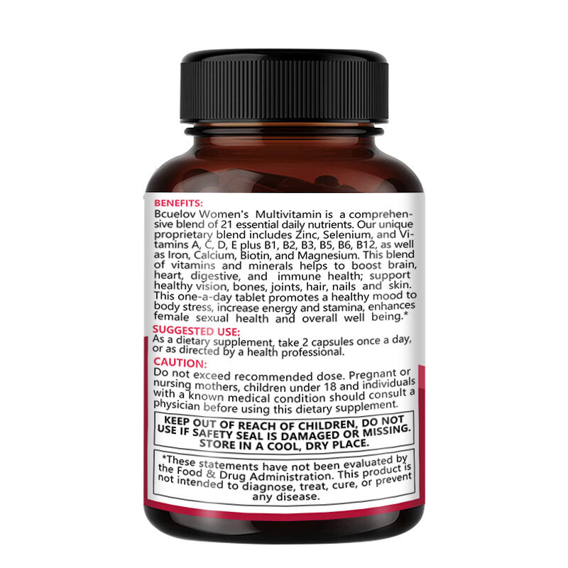 Women’s Daily Multi – Multivitamin & Multimineral Supplement, Immune Support