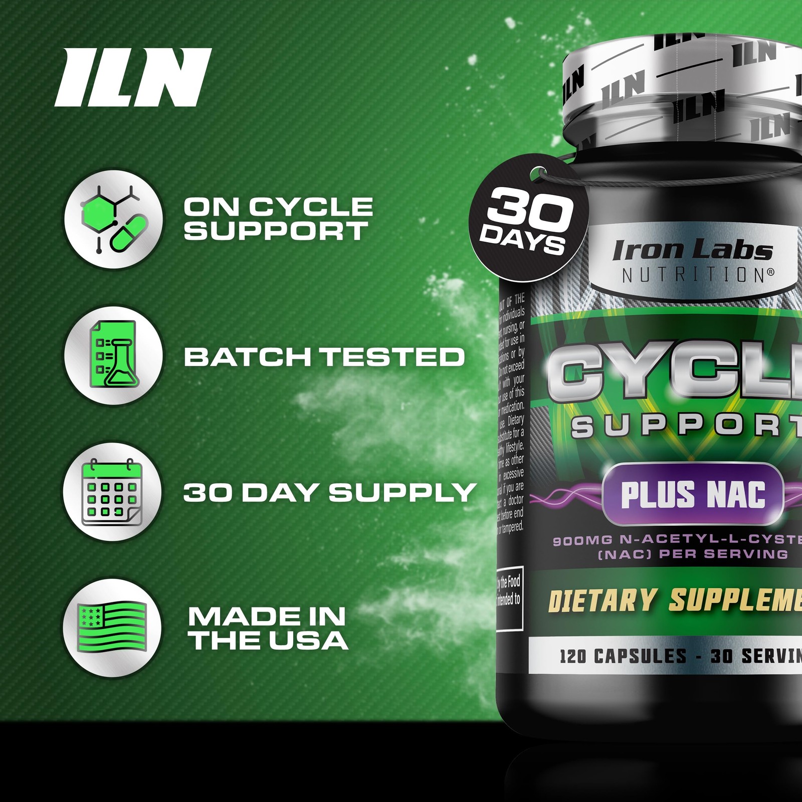 : Cycle Support Plus NAC (N-Acetyl-L-Cysteine) – On Cycle Support Supplements…