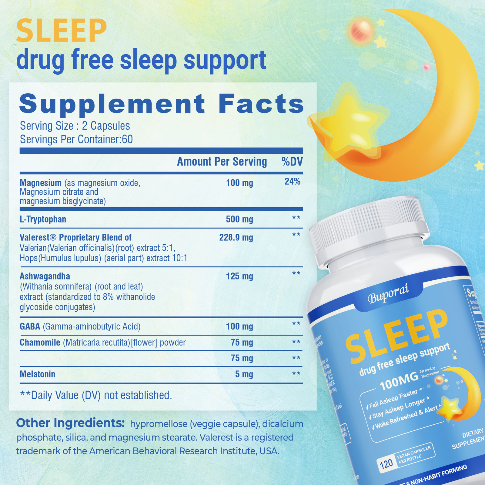 Sleep Capsules – Melatonin Sleep Aid Supplement To Help You Fall Asleep Quickly