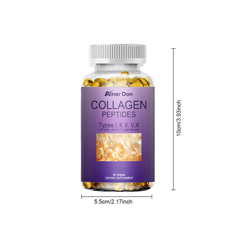 Wrinkle Remove Anti-aging Dietary Capsules Vitamins Collagen Pills Free Shipping