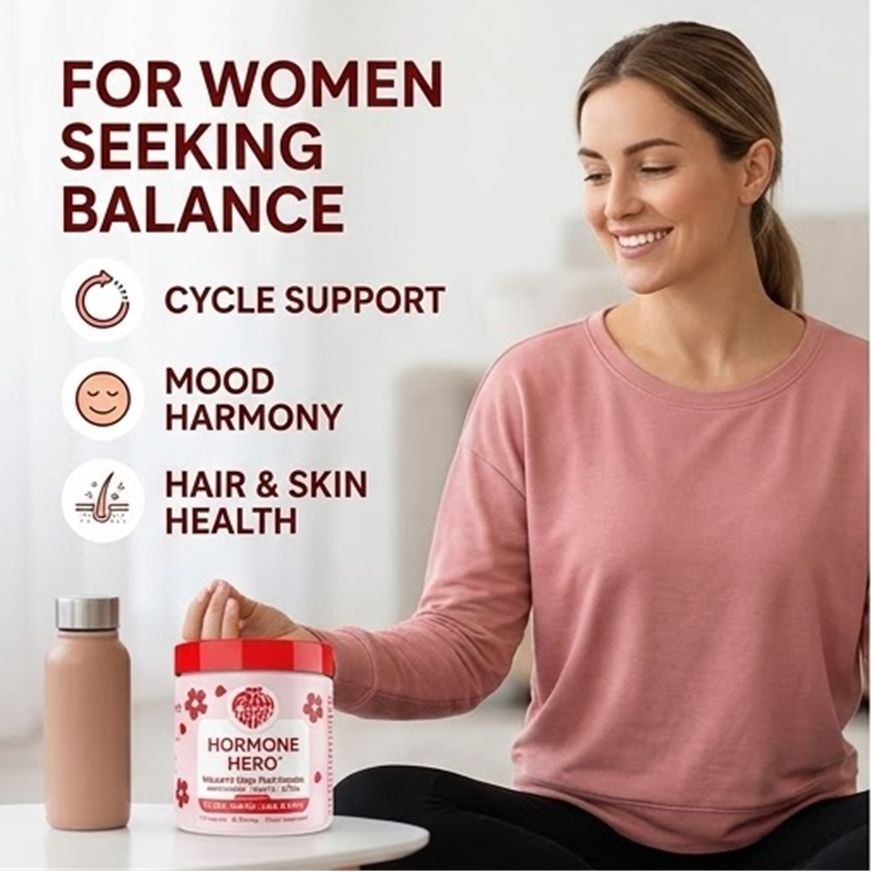 Peach Perfect Hormone Hero Inositol Multivitamin 2-Pack Cycle Mood Hair 240 Caps