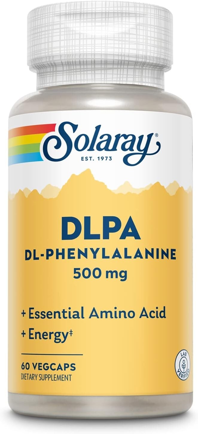 Solaray DL-Phenylalanine 500mg 60 VegCaps