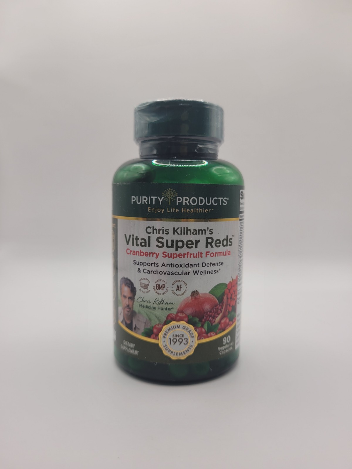 Purity Products – Chris Kilhams Super Vital Reds Cranberry Superfruit Formula 90
