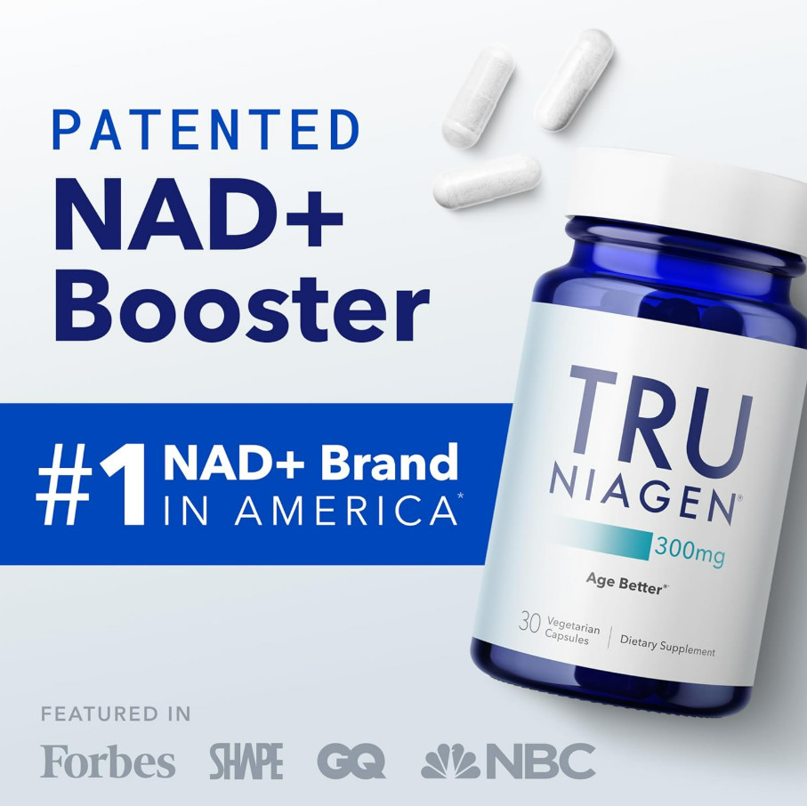 Patented NAD+ Niagen 300mg | NR | 30 Servings | 1 Bottle, Take 1 Daily Now! USA!