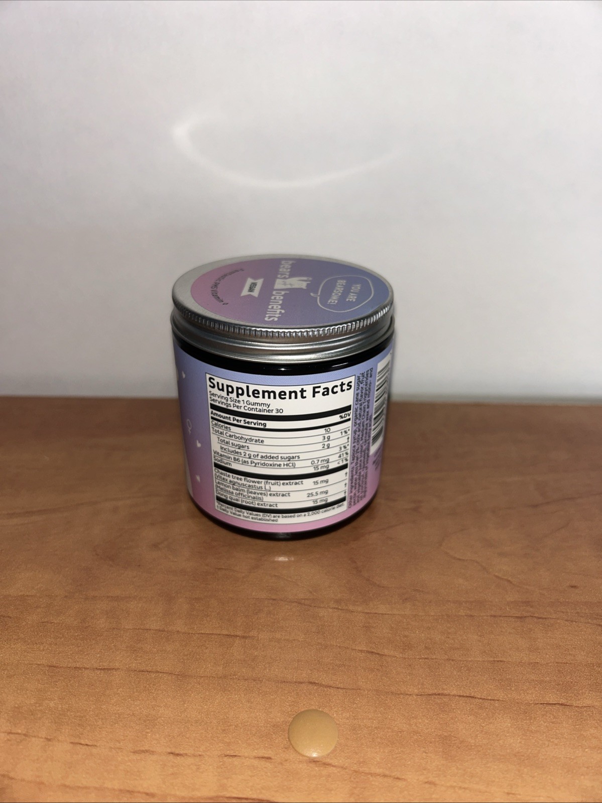 Bears Benefits Pms 30ct. Exp 02/2027
