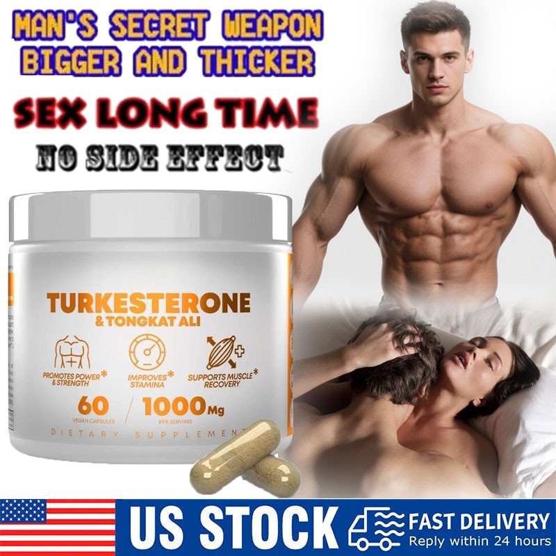 Turkesterone 1000 Mg Natural Capsules Supplement Muscle Growth & Recovery 60 Pcs