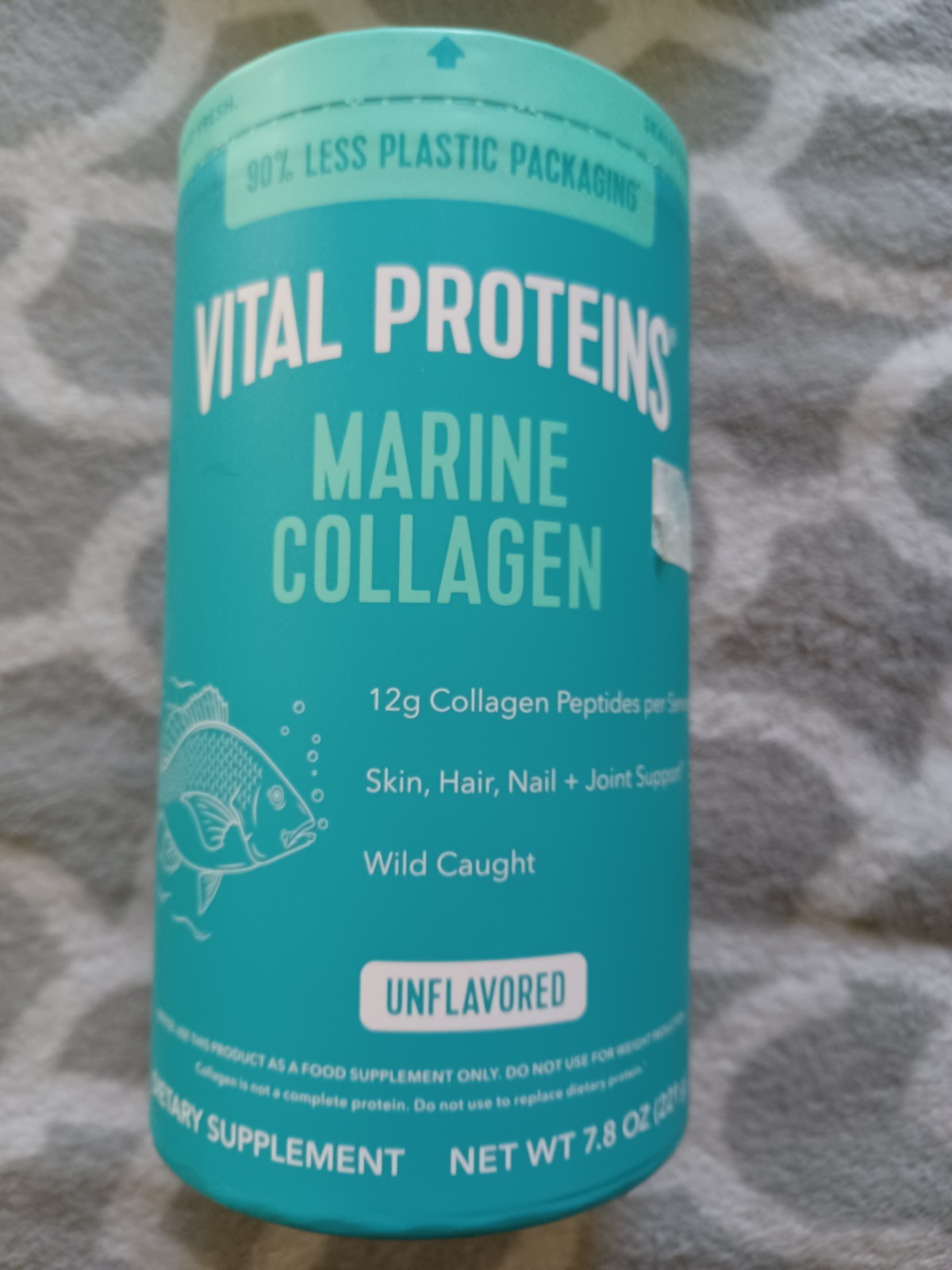 Vital Proteins Marine Collagen Peptides Unflavored 7.8 oz | Wild-Caught 03/2028