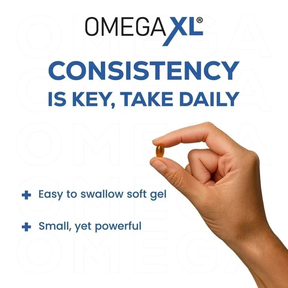 Omega XL 300 Capsules Green Lipped Mussel Joint & Muscle Relief Supplement, FAST