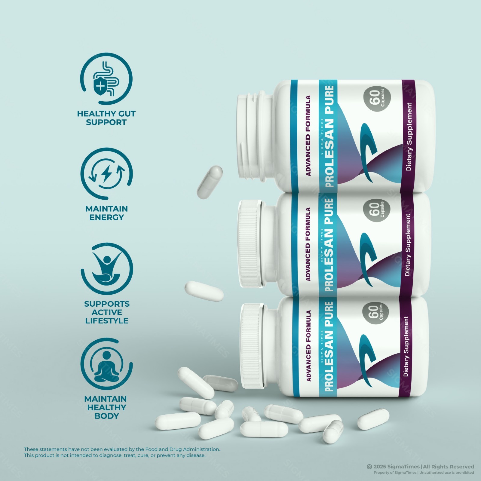 Prolesan Pure Capsules – Weight Management, Metabolism & Energy Support 60ct