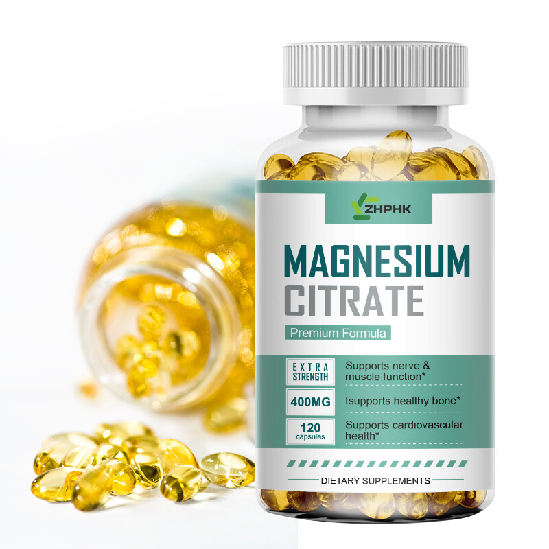3×120pcs Magnesium Citrate High Absorption – Constipation Relief & Nerve Health