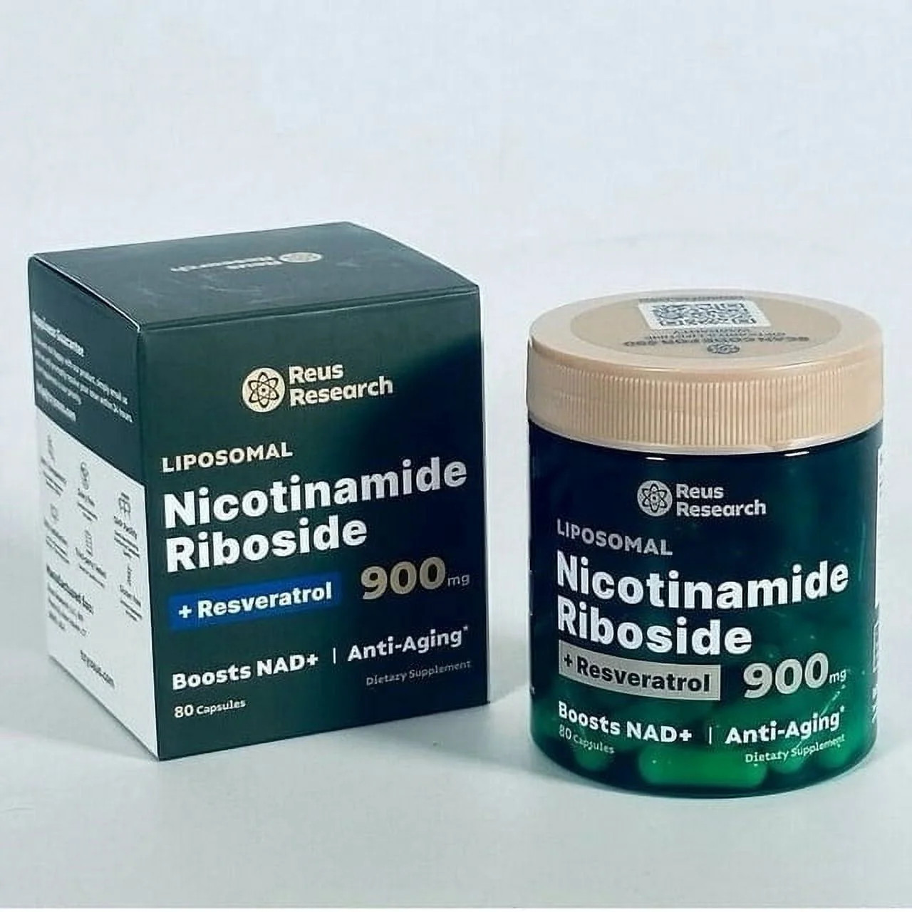 NAD+ Resveratrol Anti-Aging Supplement, Supports Cell Health