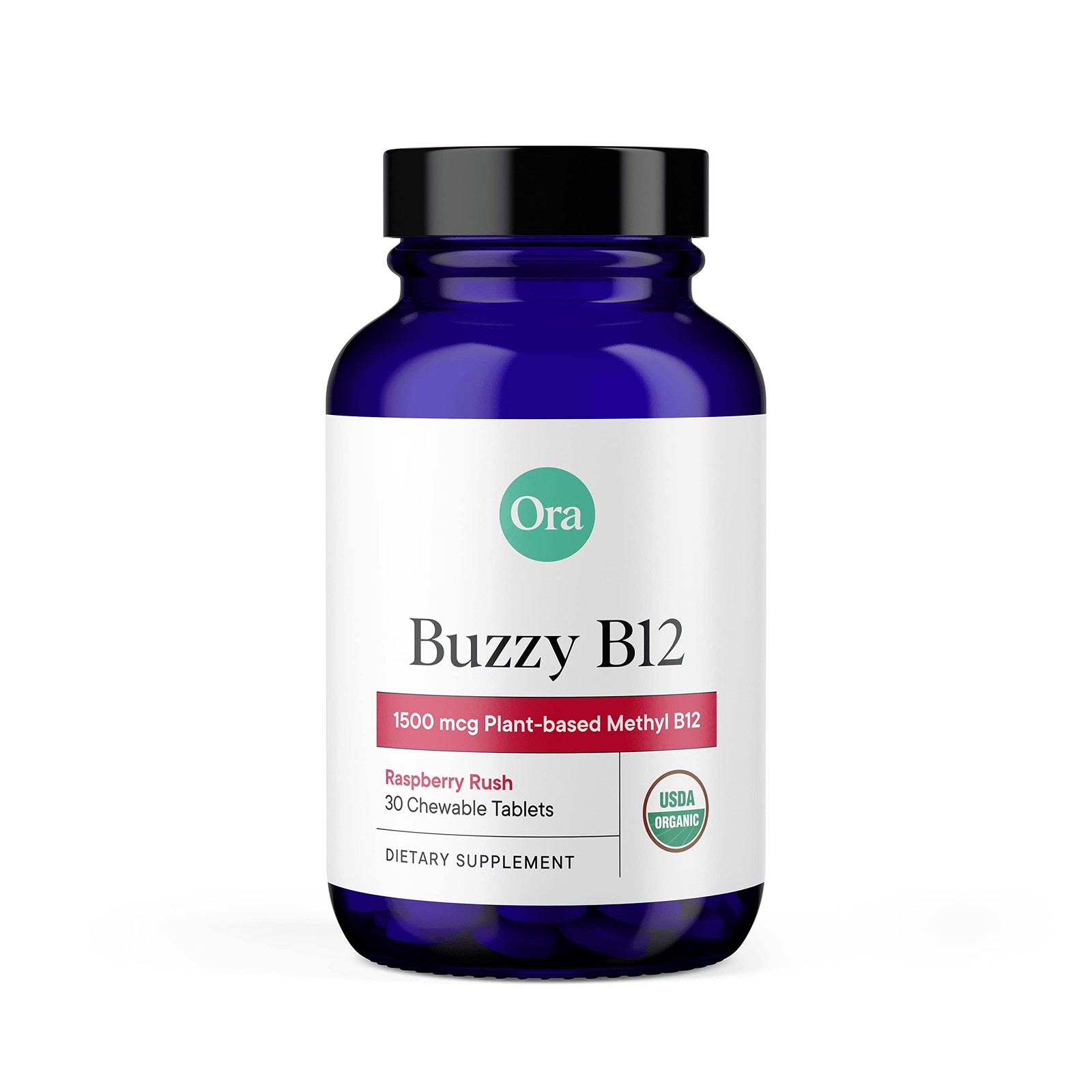 Ora Organic Vitamin B12 1500mcg PlantBased methylcobalamin for Adults Natur…