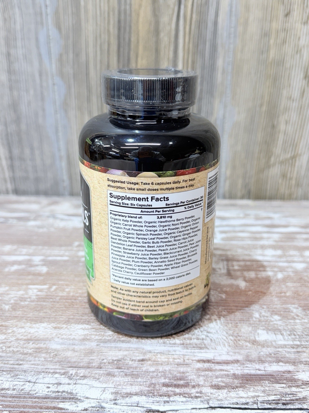 Texas Super Food 180 Capsules Natures Best 35 Fruits Vegetable’s Herbs No EXP.