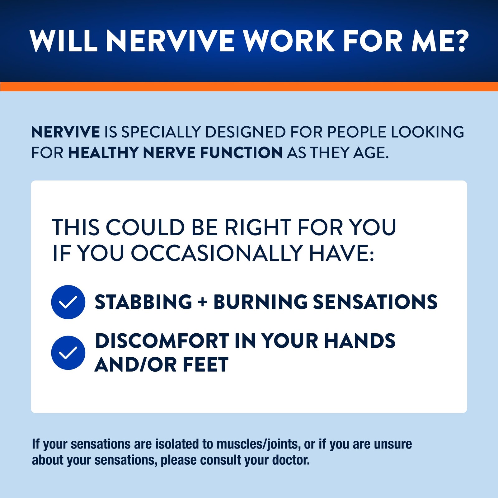 Nervive Nerve Relief, Occasional 30 Count (Pack of 1), No Color