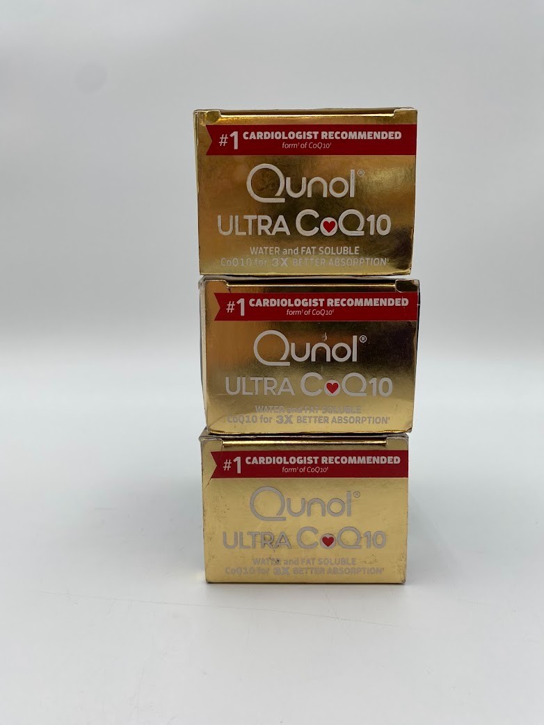 Qunol Ultra CoQ10 100 mg 30softgels Lot of 3 EXP 7/27+