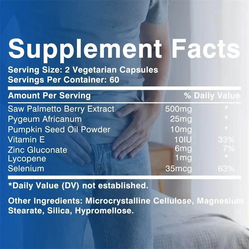 Prostate Support 240pcs, Regulate Hormonal, Prostate and Urinary Tract Health
