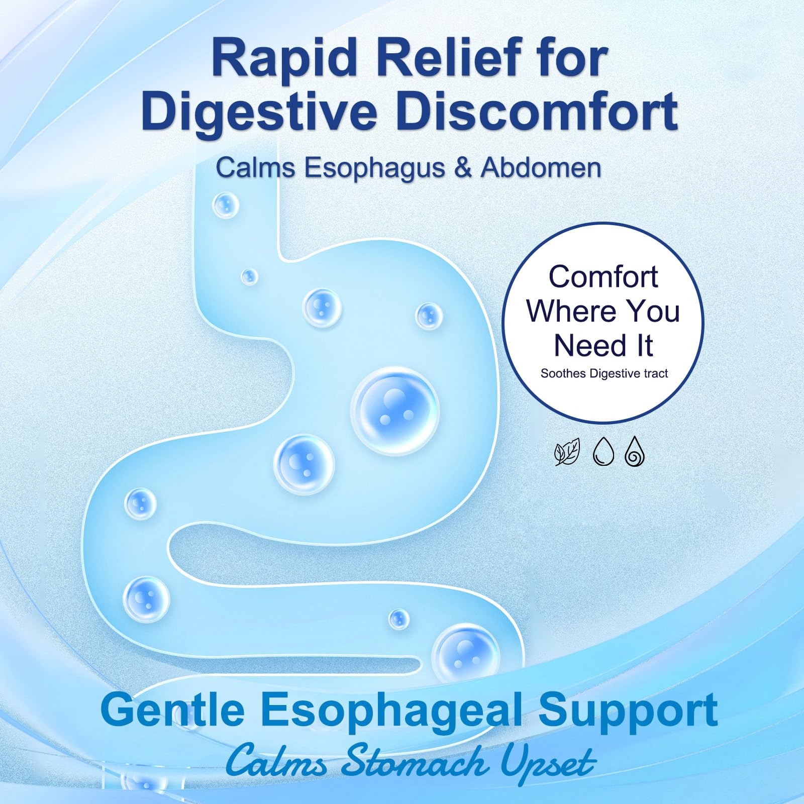 Nano Esophageal Relief Drops Containing Slippery Elm Bark Zinc L Carnosine L 1