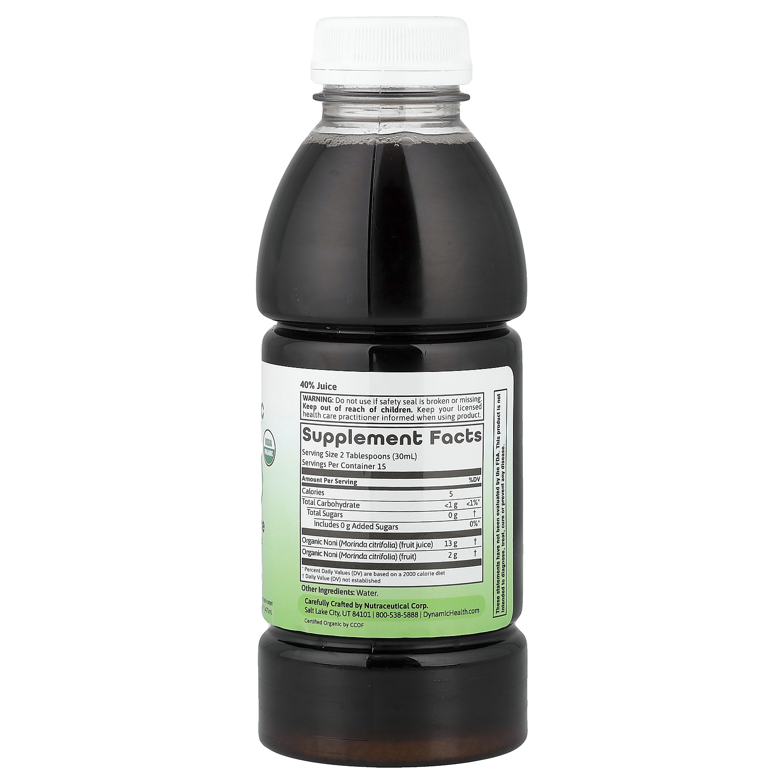 Certified Organic Noni Juice , 16 fl oz (473 ml)