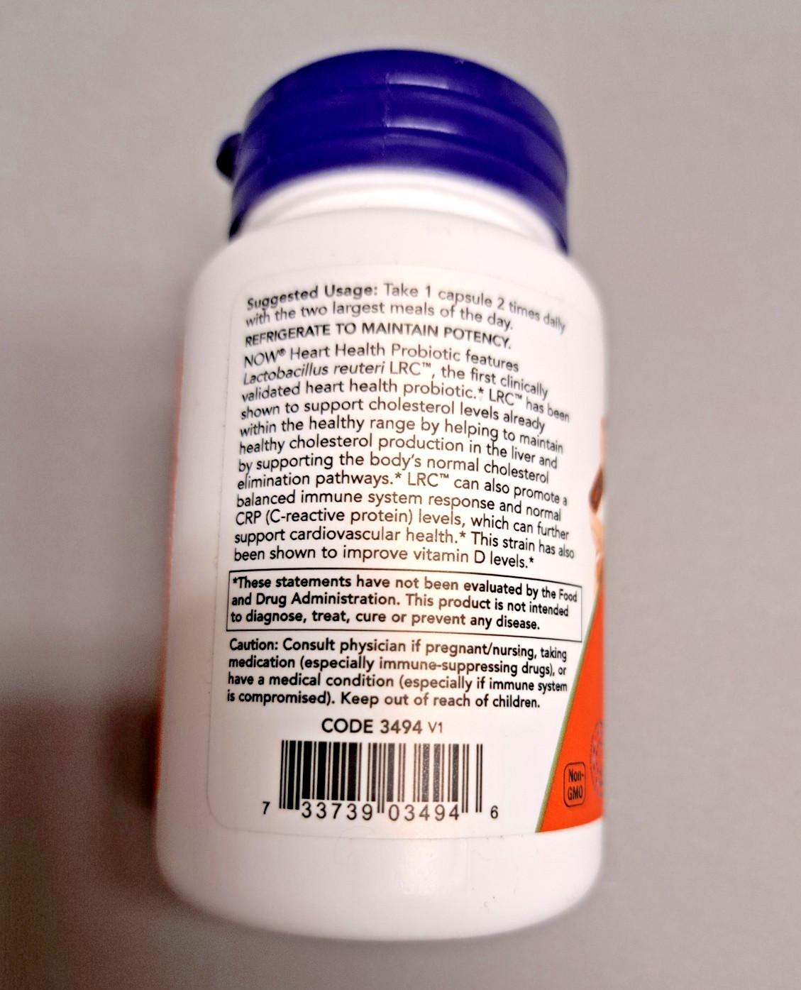 Clinical Heart Health Probiotic, 60 Veg Capsule); Best By 07/2025