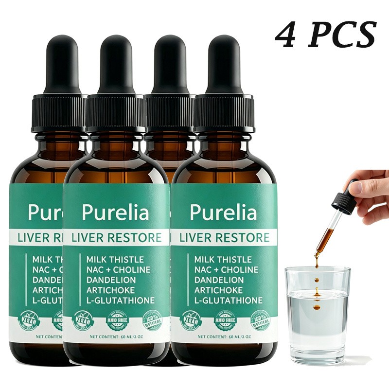 Purelia Liver Restore, full Liver Support Supplement with Milk Thistle, Dand