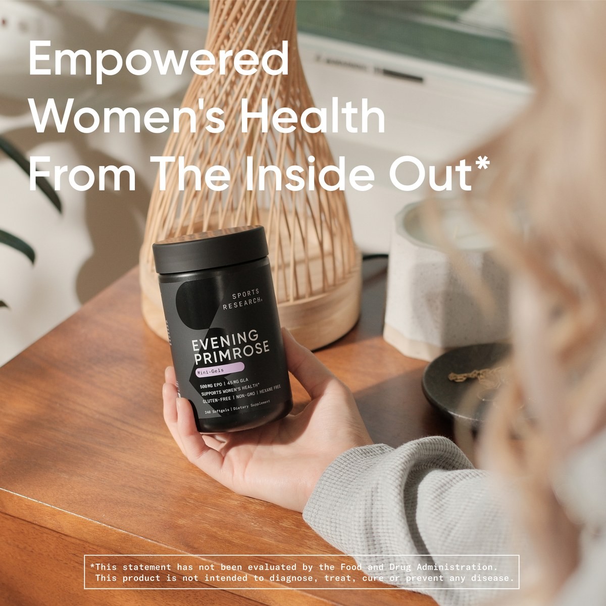 Evening Primrose Supplement from Cold Pressed Oil – Softgels for Women’s Health