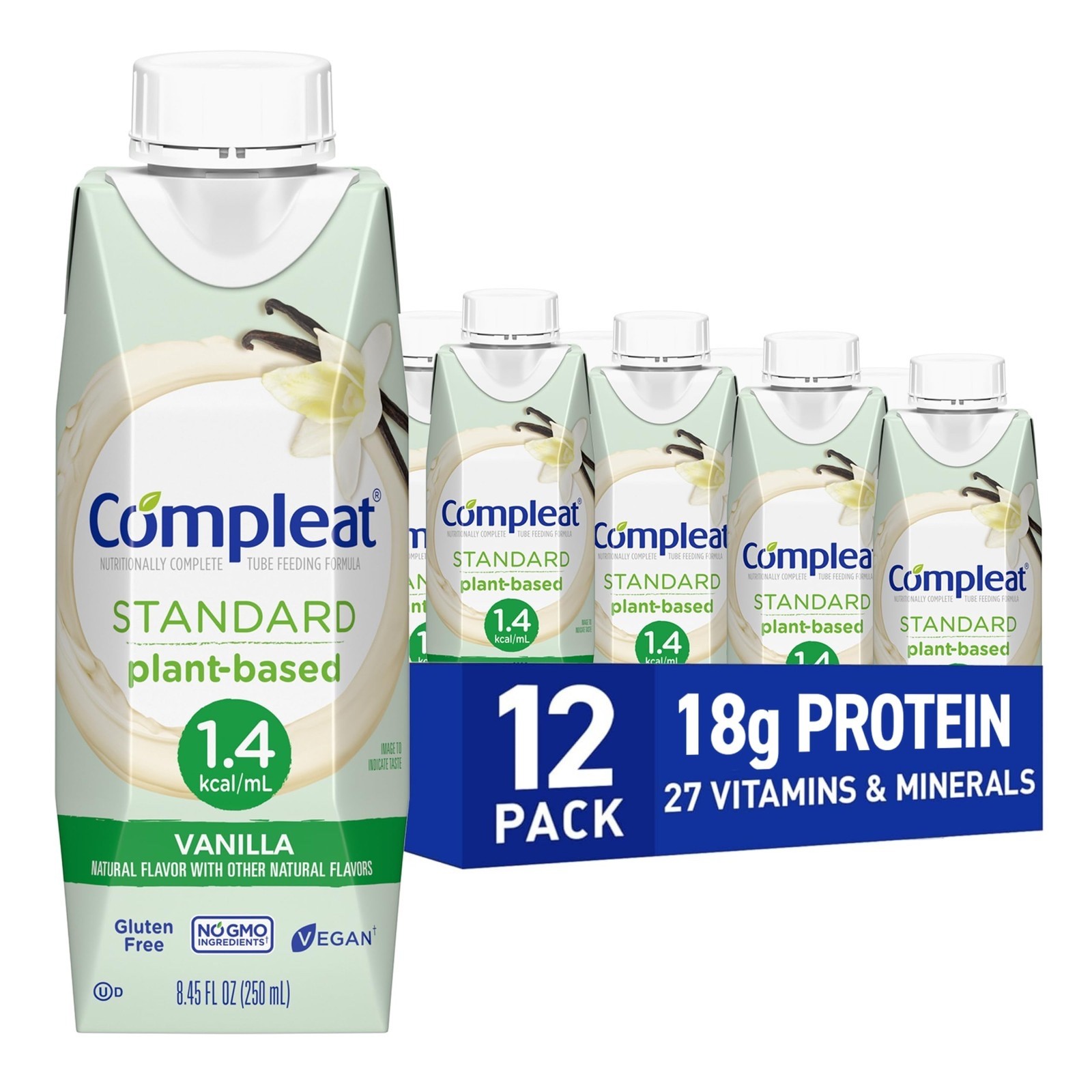 7cases/ 175units Nestle Compleat Standard VANILLA 1.4 8.45 FL oz NEW!!!