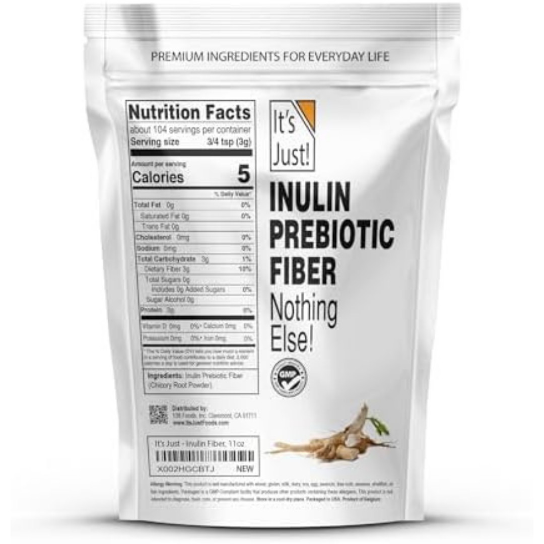 It’s Just! – Inulin Prebiotic Fiber, Water Soluble, Chicory Root , Promotes G…
